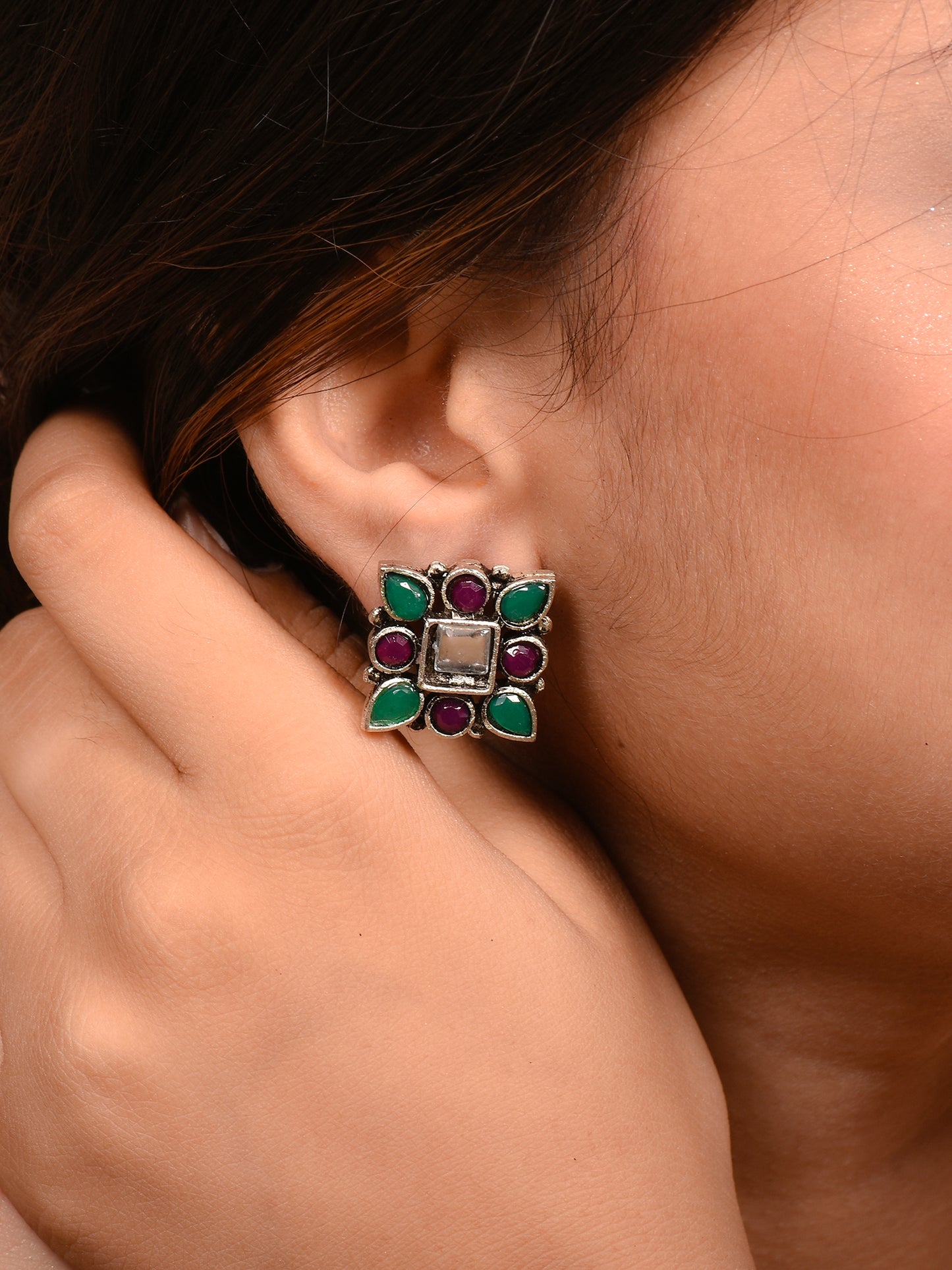 Ornapp Oxidised small tops |Elegant Jewelry| Oxidized Range|