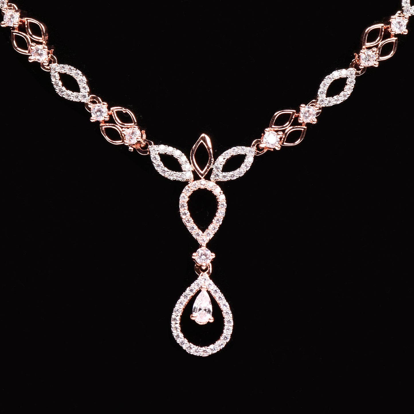 Ornapp Cubic zirconia Multi-design Necklace set| New range| American diamond set