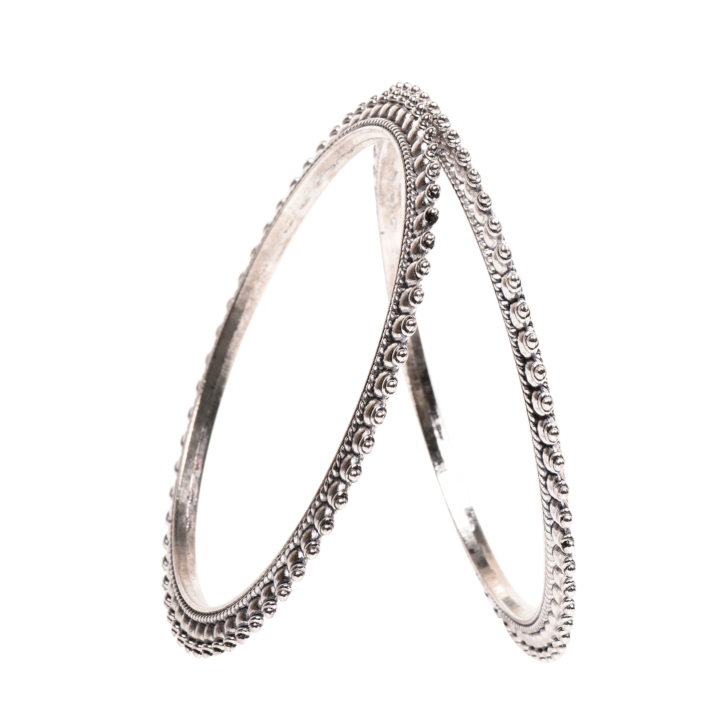 Ornapp Designer Kada (*2) |Elegant Jewelry| Oxidized Range