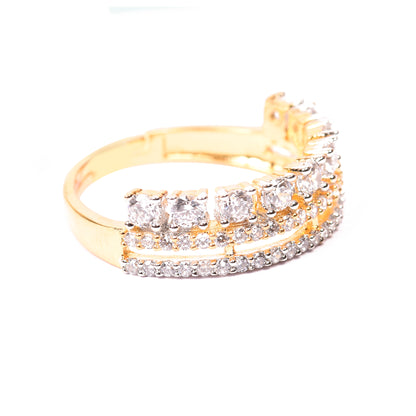 Ornapp Cubic zirconia Special Diamond design Ring| Exclusive range| Gift for her