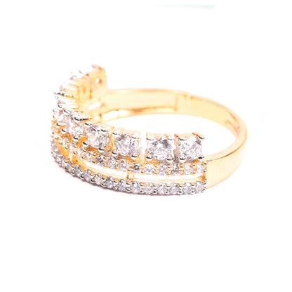 Ornapp Cubic zirconia Special Diamond design Ring| Exclusive range| Gift for her