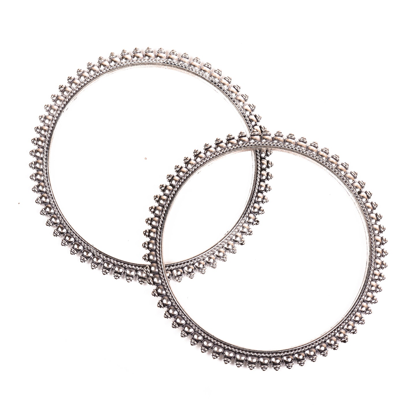 Ornapp Designer Kada (*2) |Elegant Jewelry| Oxidized Range