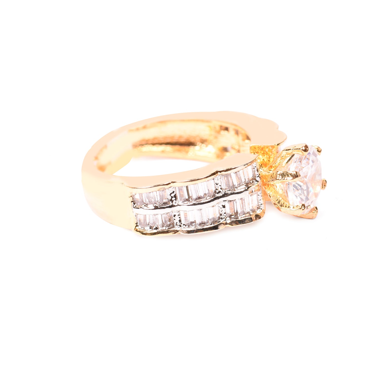 Ornapp Cubic zirconia Adjustable Exclusive design Ring| Exclusive range| Gift for her