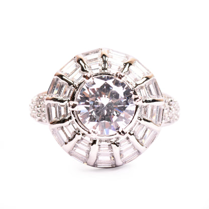 Ornapp Cubic zirconia Adjustable Diamond design Ring| Exclusive range| Gift for her