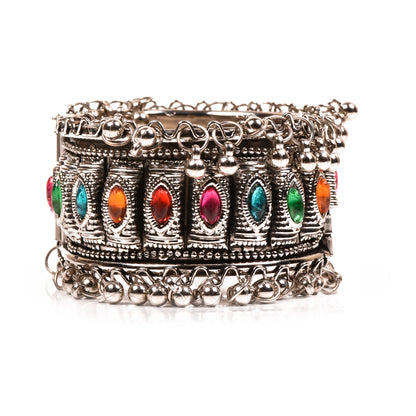 Ornapp Oxidized Multicolored Design Bracelet | Daily wear Jewelry| Oxidized Range