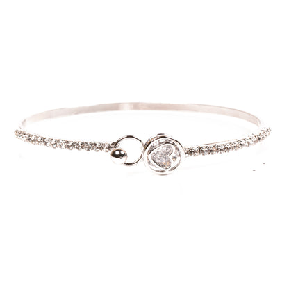Ornapp Special Heart Bracelet With American Diamond Studded| Fashion Jewelry| Designer jewelry|
