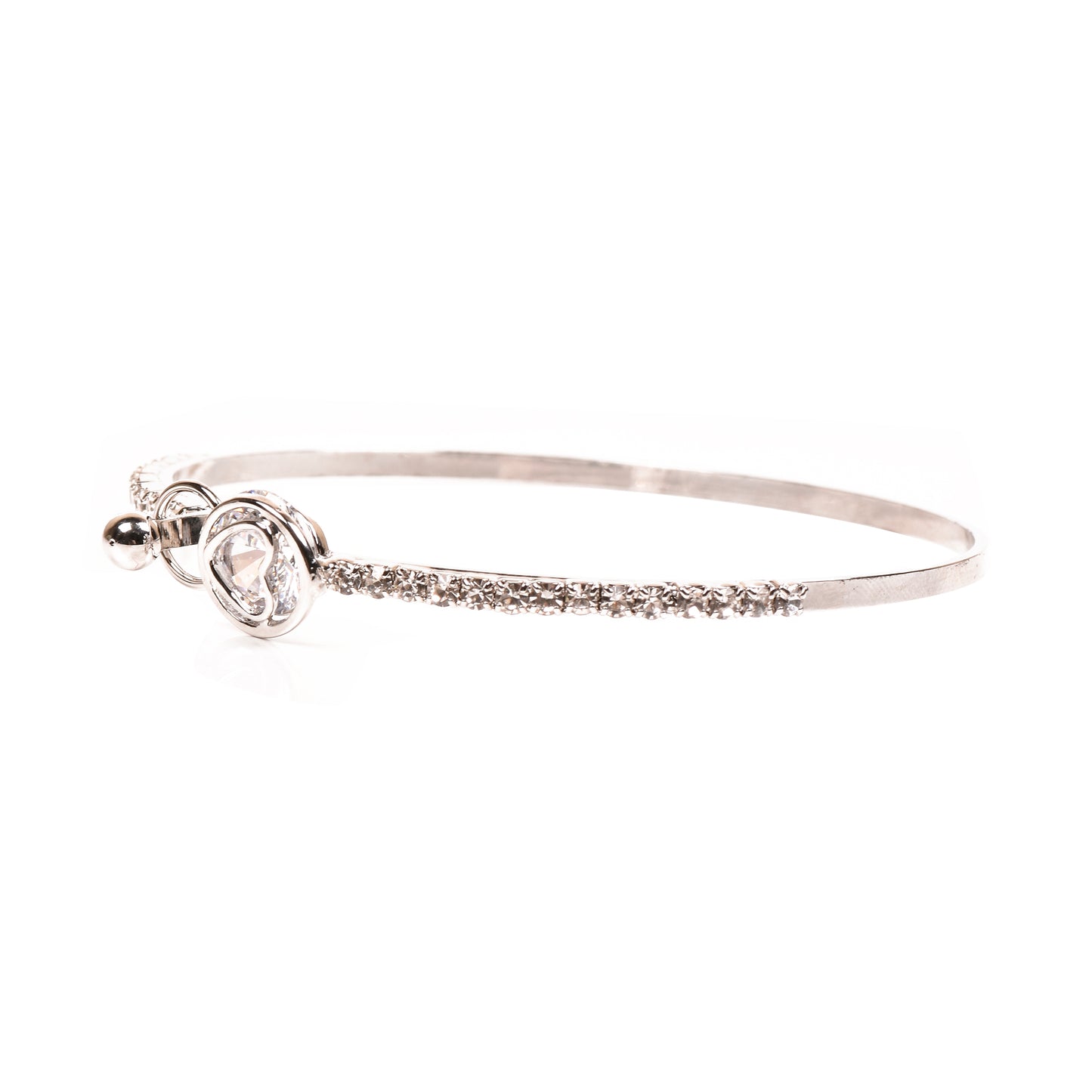 Ornapp Special Heart Bracelet With American Diamond Studded| Fashion Jewelry| Designer jewelry|