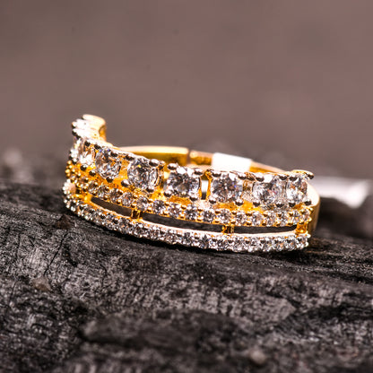 Ornapp Cubic zirconia Special Diamond design Ring| Exclusive range| Gift for her
