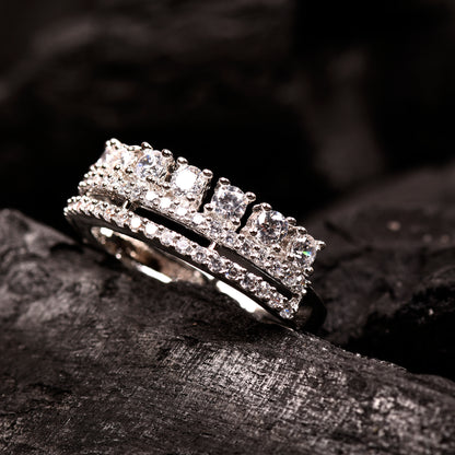 Ornapp Cubic zirconia Special Diamond design Ring| Exclusive range| Gift for her