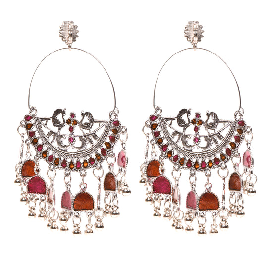 Ornapp Oxidized Jhumki Earrings for women| Mainstream Jewelry| Oxidized Range