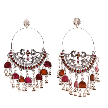 Ornapp Oxidized Jhumki Earrings for women| Mainstream Jewelry| Oxidized Range