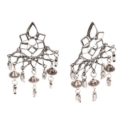 Ornapp Oxidized Mirror Earrings| Stylish Jewelry| Oxidized Range
