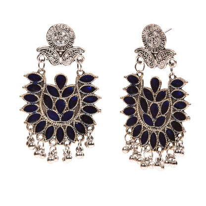Ornapp Oxidized Blue design Jhumka | Trending Jewelry| Oxidized Range