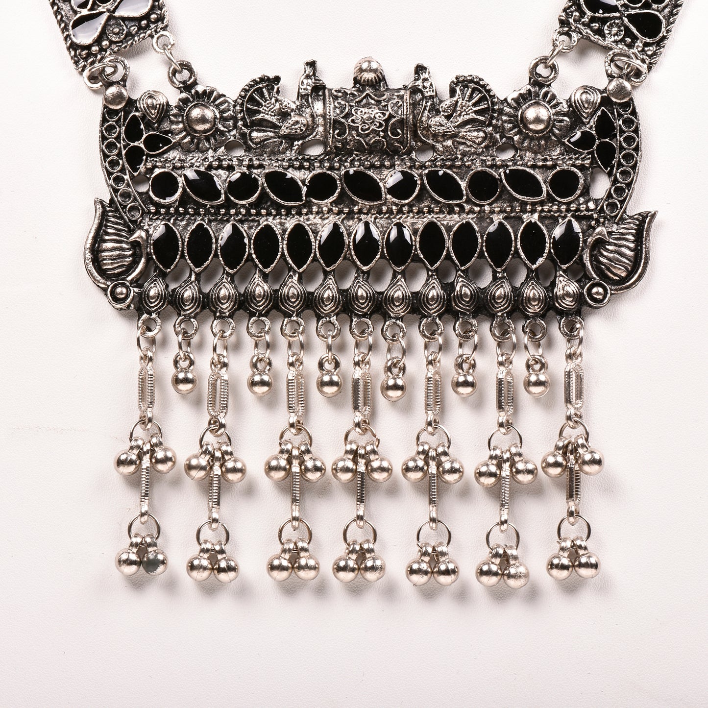 Ornapp Oxidized Black Necklace| Black beats Jewelry| Oxidized Range