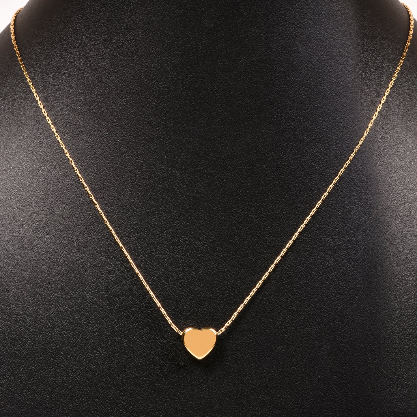 Ornapp Exquisite Heart pendant with Link chain| Mainstream jewelry| Gift for wife|