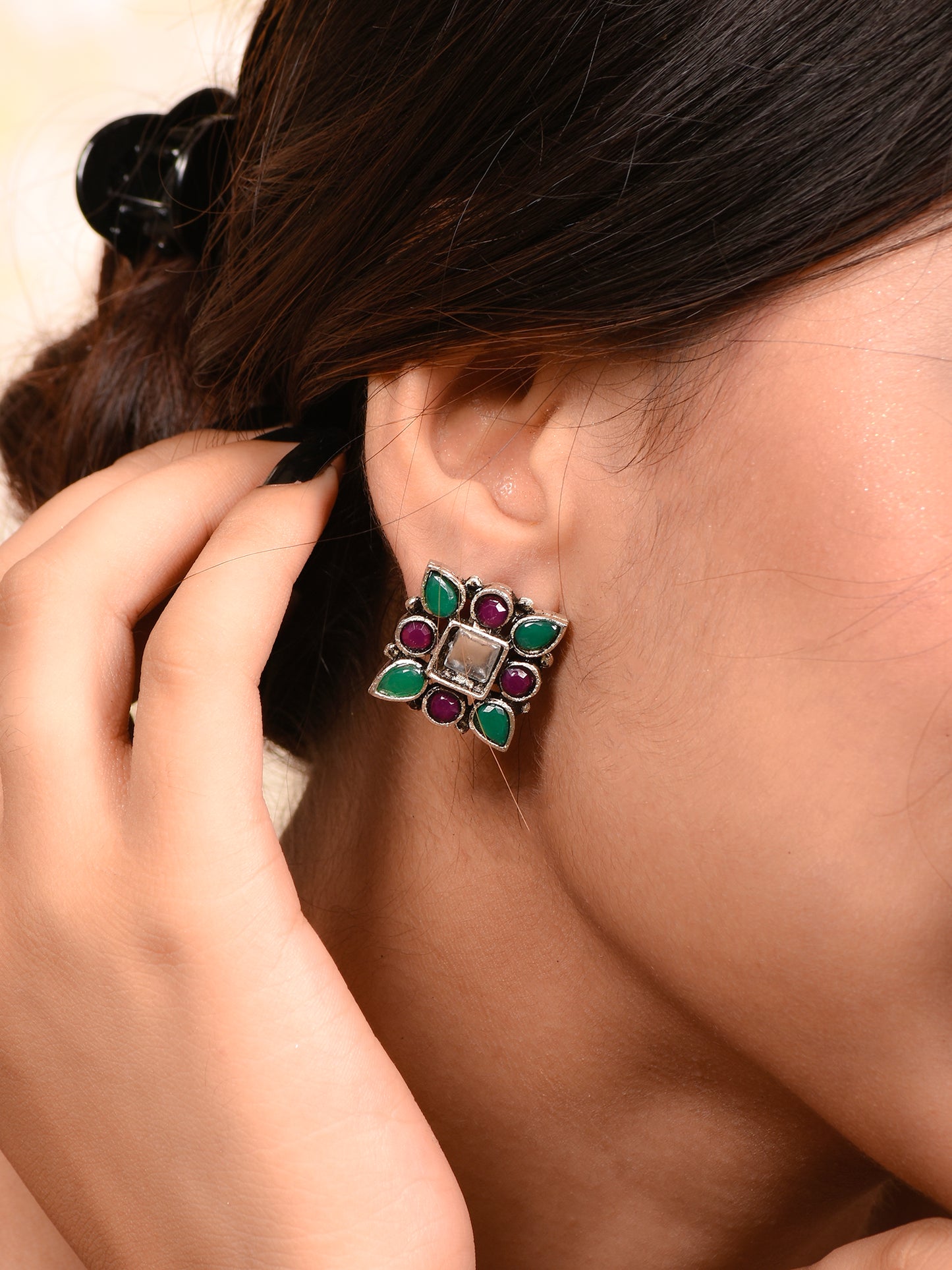 Ornapp Oxidised small tops |Elegant Jewelry| Oxidized Range|