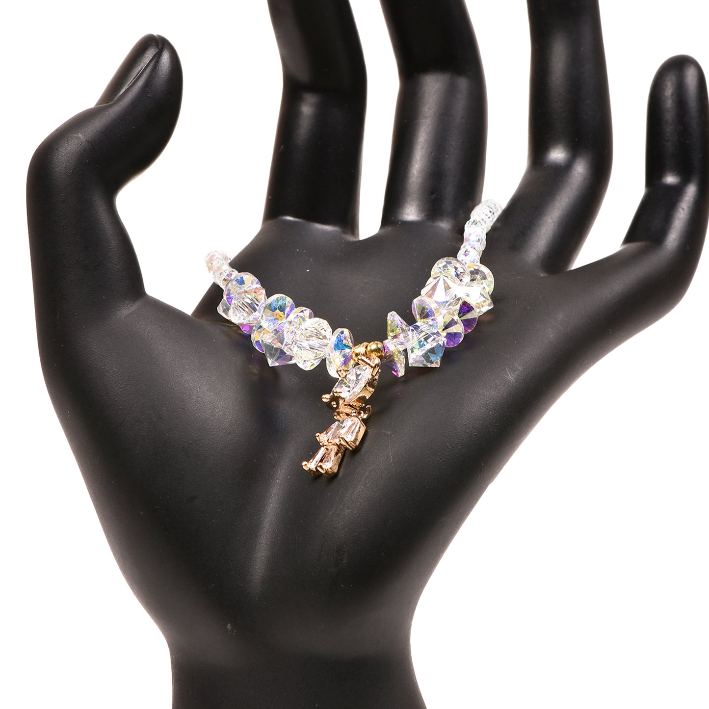 Ornapp Crystal Bracelet with Cute Bear Design| Pretty bracelet| Everyday wear