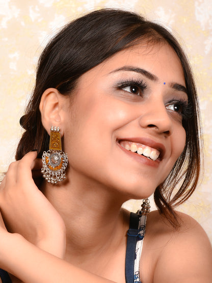 Ornapp Oxidized Beautiful Earrings |Elegant Jewelry| Oxidized Range